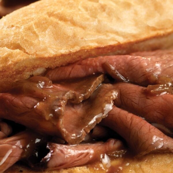 Hot Roast Beef On Bun